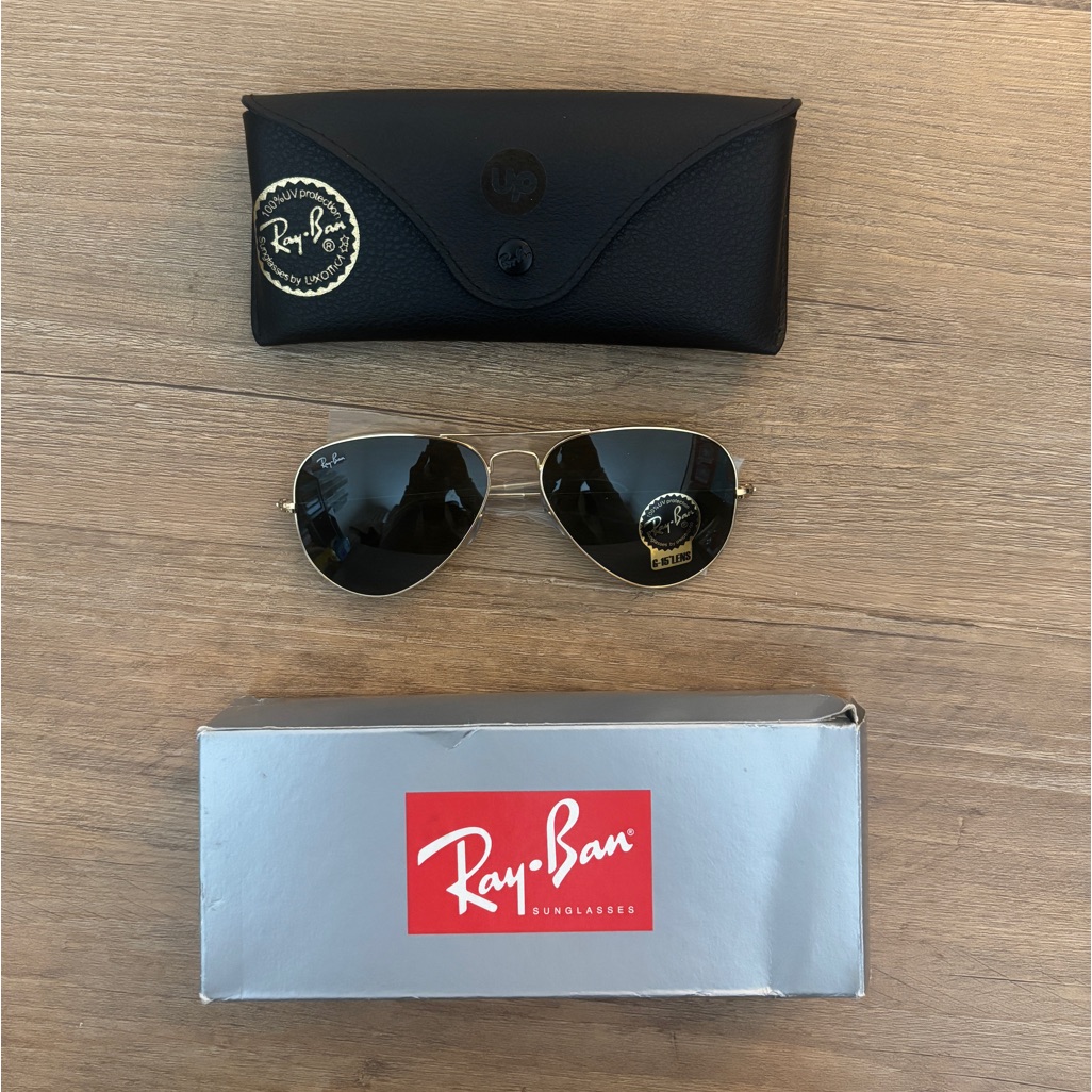 Classic RayBan Aviators 58 Mm Brand New